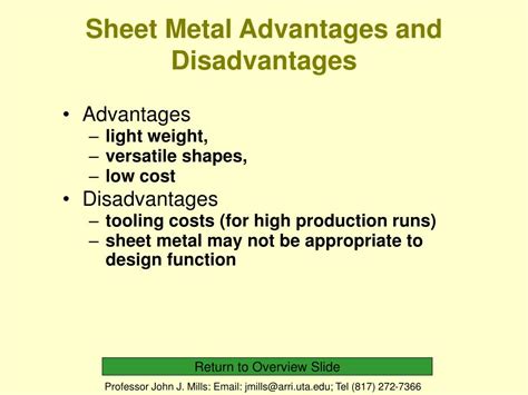 sheet metal advantages|disadvantages of sheet metal.